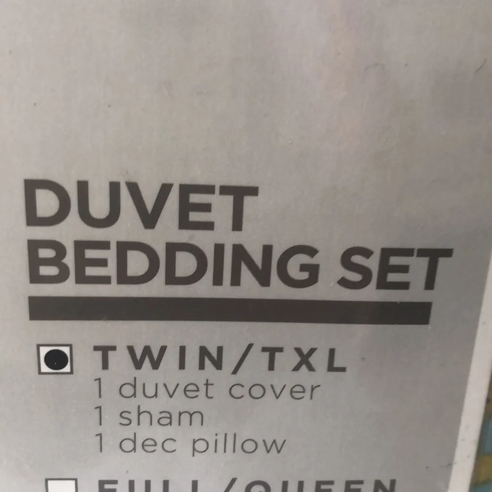 Mi Zone Duvet 3 pc Set Multi Color Floral & Medallions Print Twin Blue Red Green